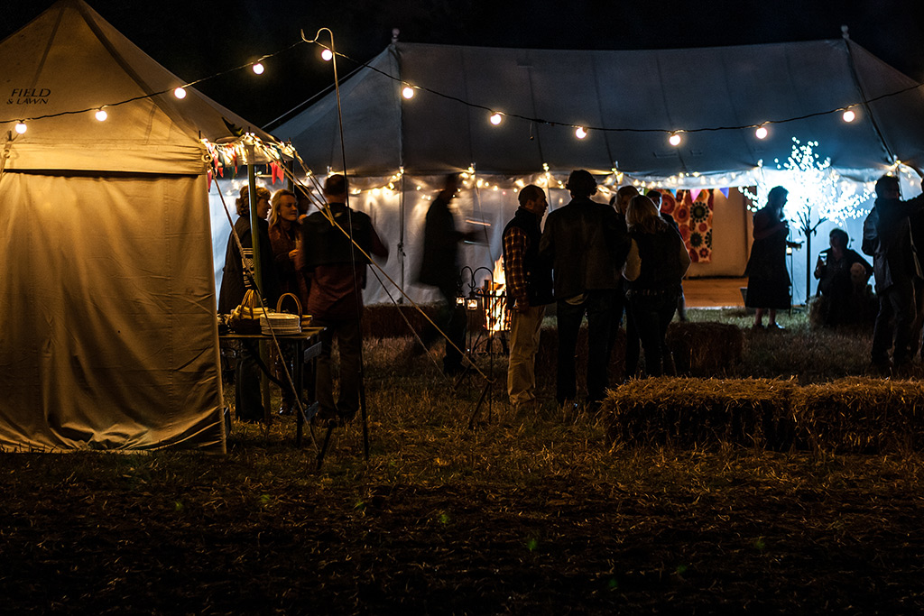 Marquees and tents for festivals
